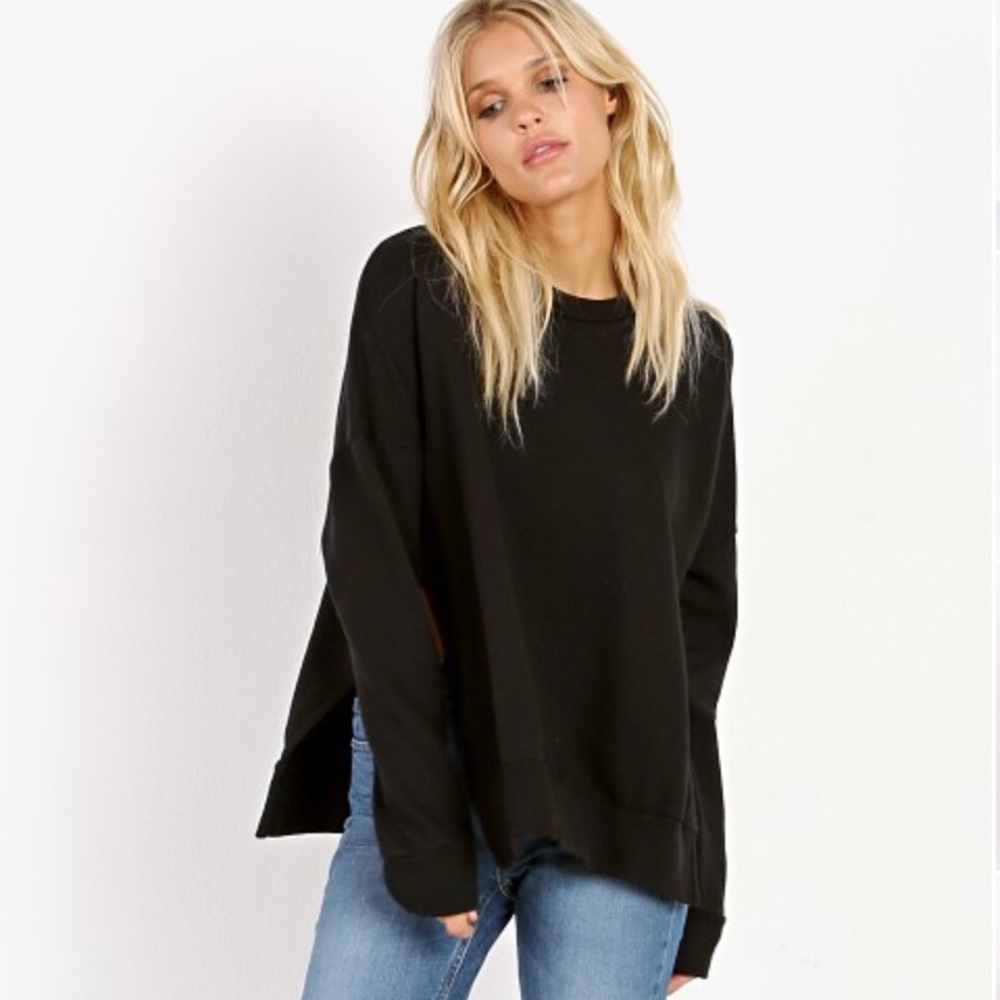 LNA Clothing Hudson Sweatshirt Black XS